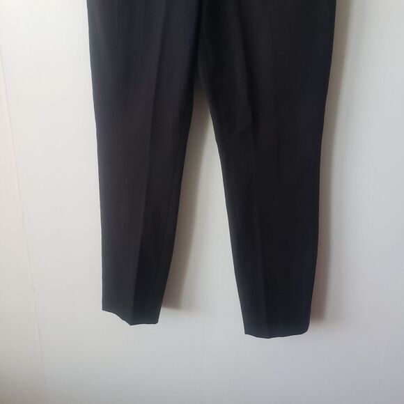 everlane the side-zip stretch cotton pant in black size 6 - Picture 4 of 6